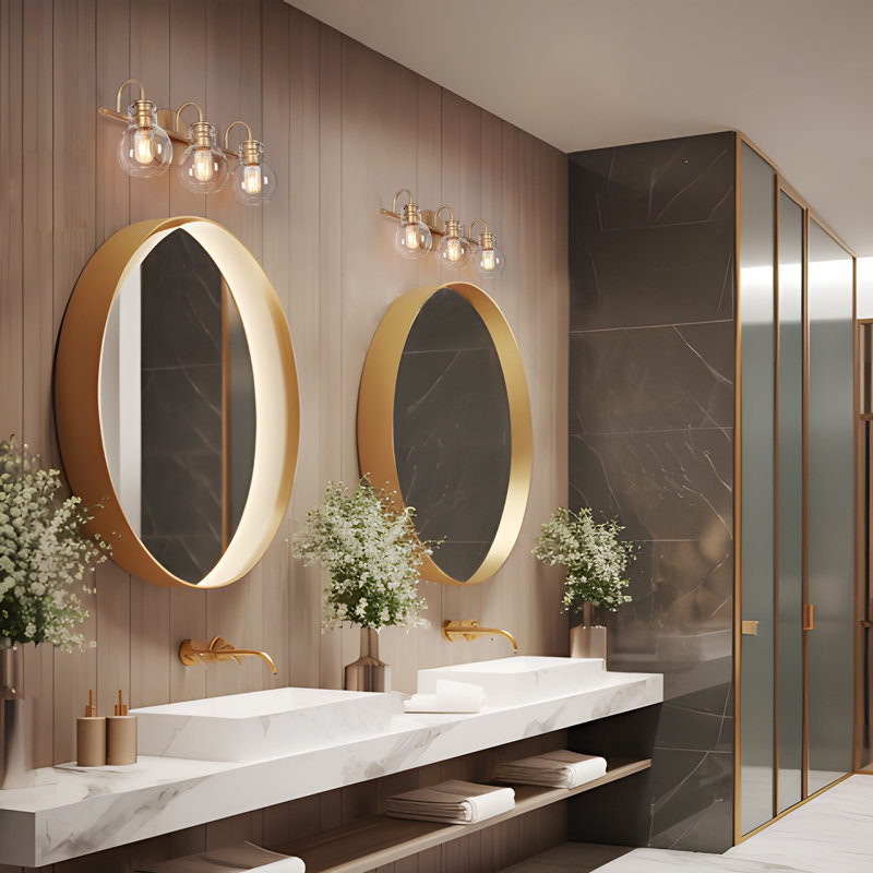 High end outlets bathroom vanity lighting